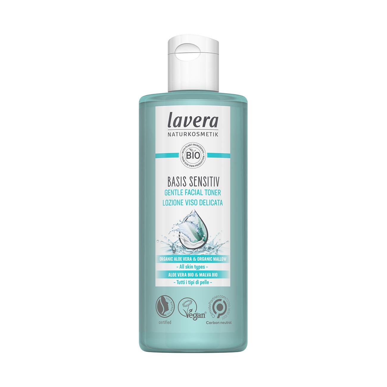 Organic Basic Sensitiv Gentle Facial Toner 200ml - Eco Natural Products - Lavera - Facial toner