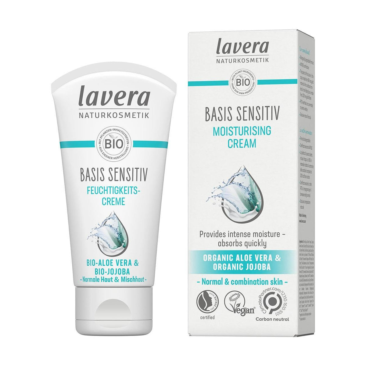 Organic Basic Sensitiv Moisturising Cream 50ml - Lavera - Moisturising cream - Eco Natural Products