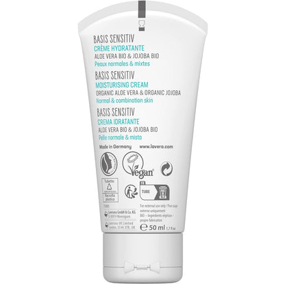 Organic Basic Sensitiv Moisturising Cream 50ml - Lavera - Moisturising cream - Eco Natural Products