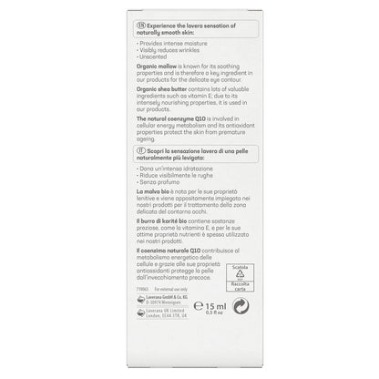 Organic Basic Sensitiv Q10 Anti - Ageing Eye Cream 15ml - Lavera - Eye cream - Eco Natural Products