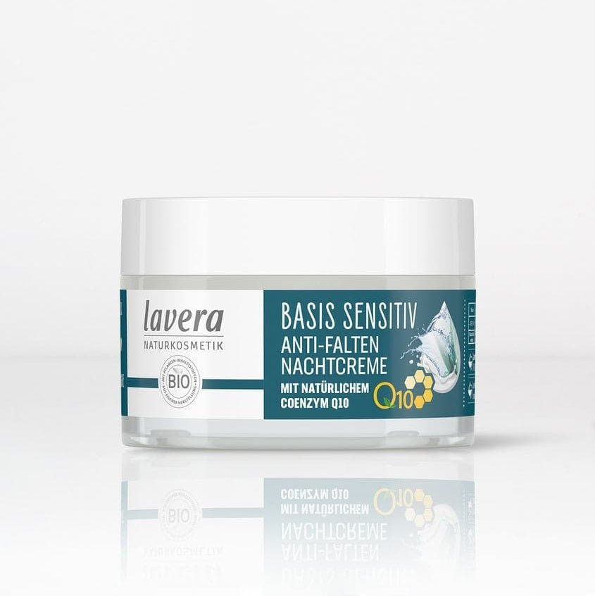 Organic Basic Sensitiv Q10 Anti - Ageing Night Cream 50ml - Lavera - Night cream - Eco Natural Products