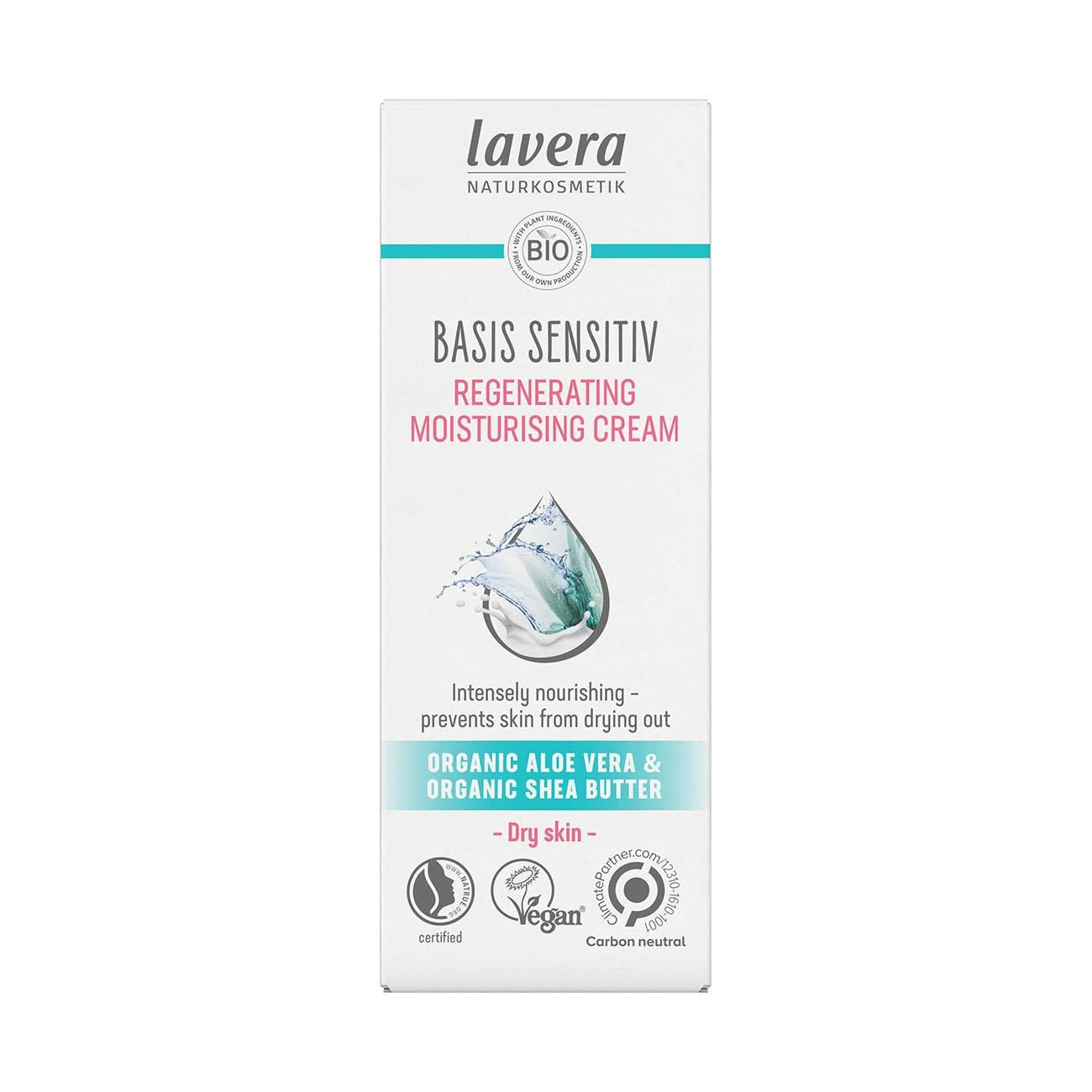 Organic Basic Sensitiv Regenerating Moisturising Cream 50ml - Lavera - Moisturising cream - Eco Natural Products