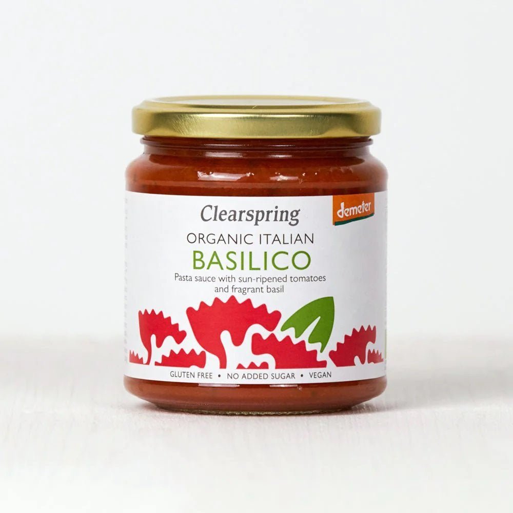 Organic Basilico Demeter Italian Pasta Sauce 300g [BLACK FRIDAY] - Eco Natural Products - Clearspring - Pasta Sauce