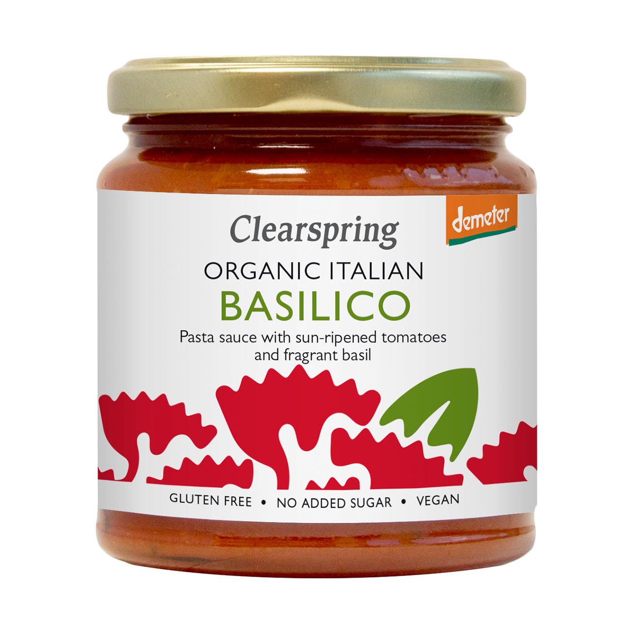 Organic Basilico Demeter Italian Pasta Sauce 300g [BLACK FRIDAY] - Eco Natural Products - Clearspring - Pasta Sauce