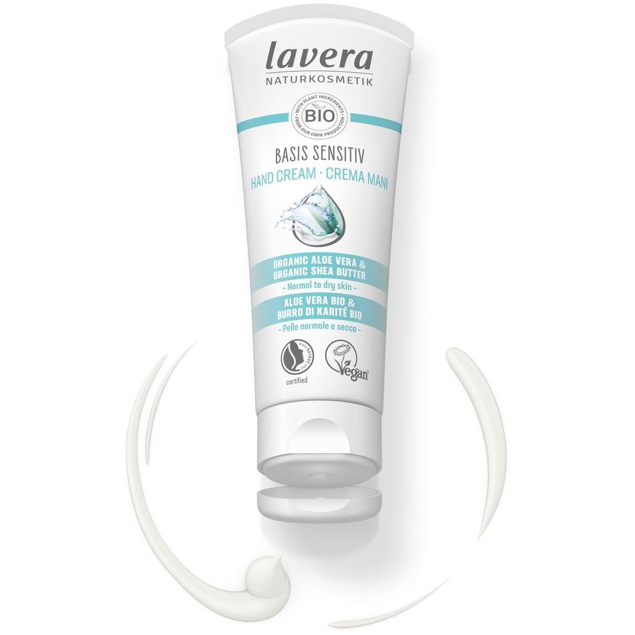 Organic Basis Sensitive Hand Cream 75ml - Lavera - Hand Cream - Eco Natural Products