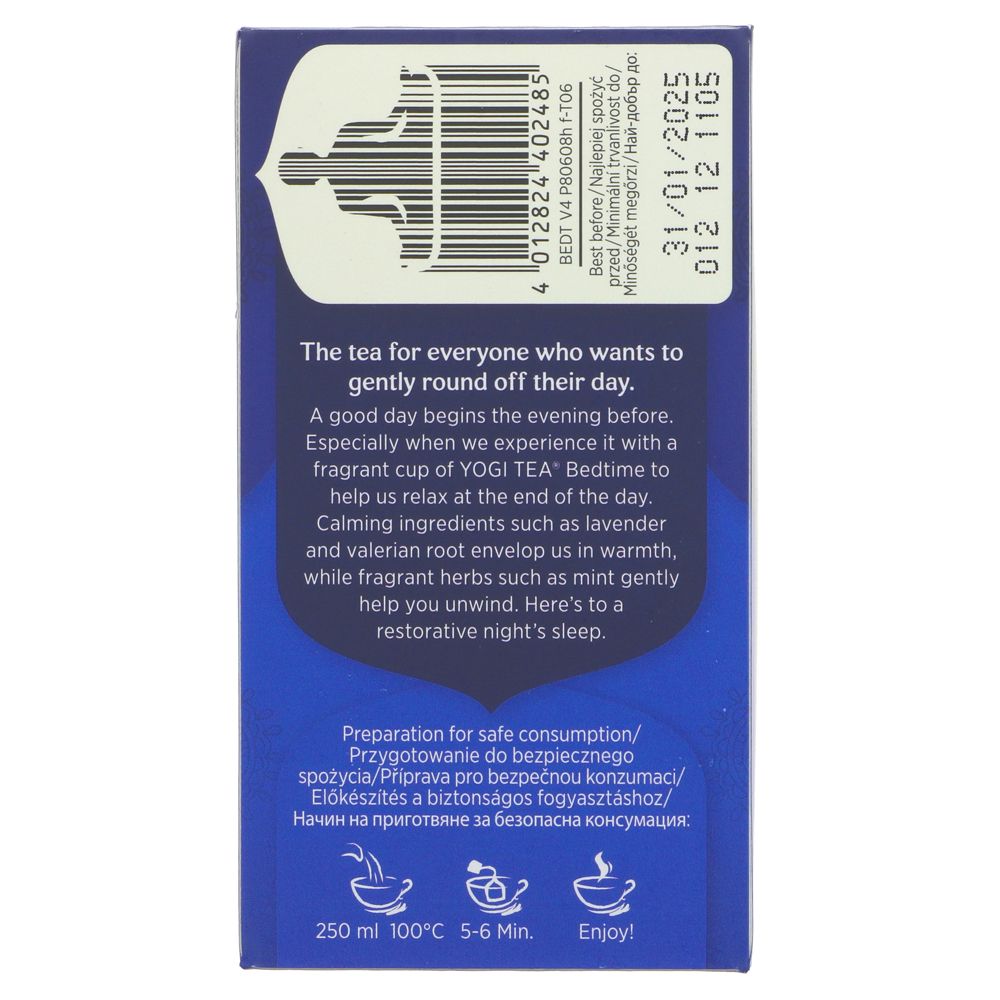 Organic Bedtime Herbal Tea 17bag - Yogi Tea - Tea - Eco Natural Products