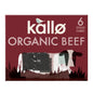 Organic Beef Stock 6 Cubes - Kallo - Herbs & Spices - Kallo