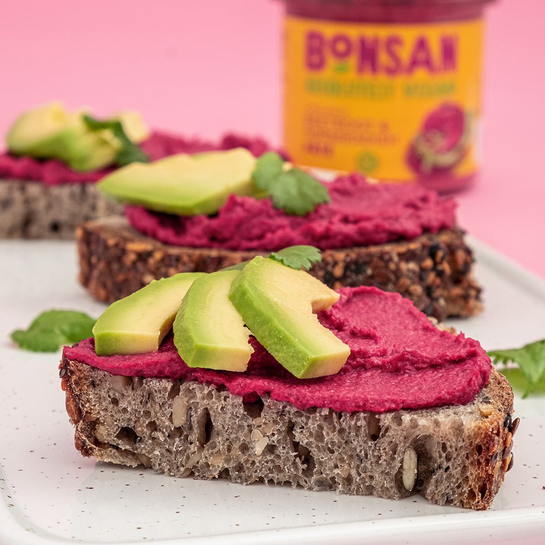 Organic Beetroot and Horseradish Vegan Pate 130g - Bonsan - Pate - Eco Natural Products