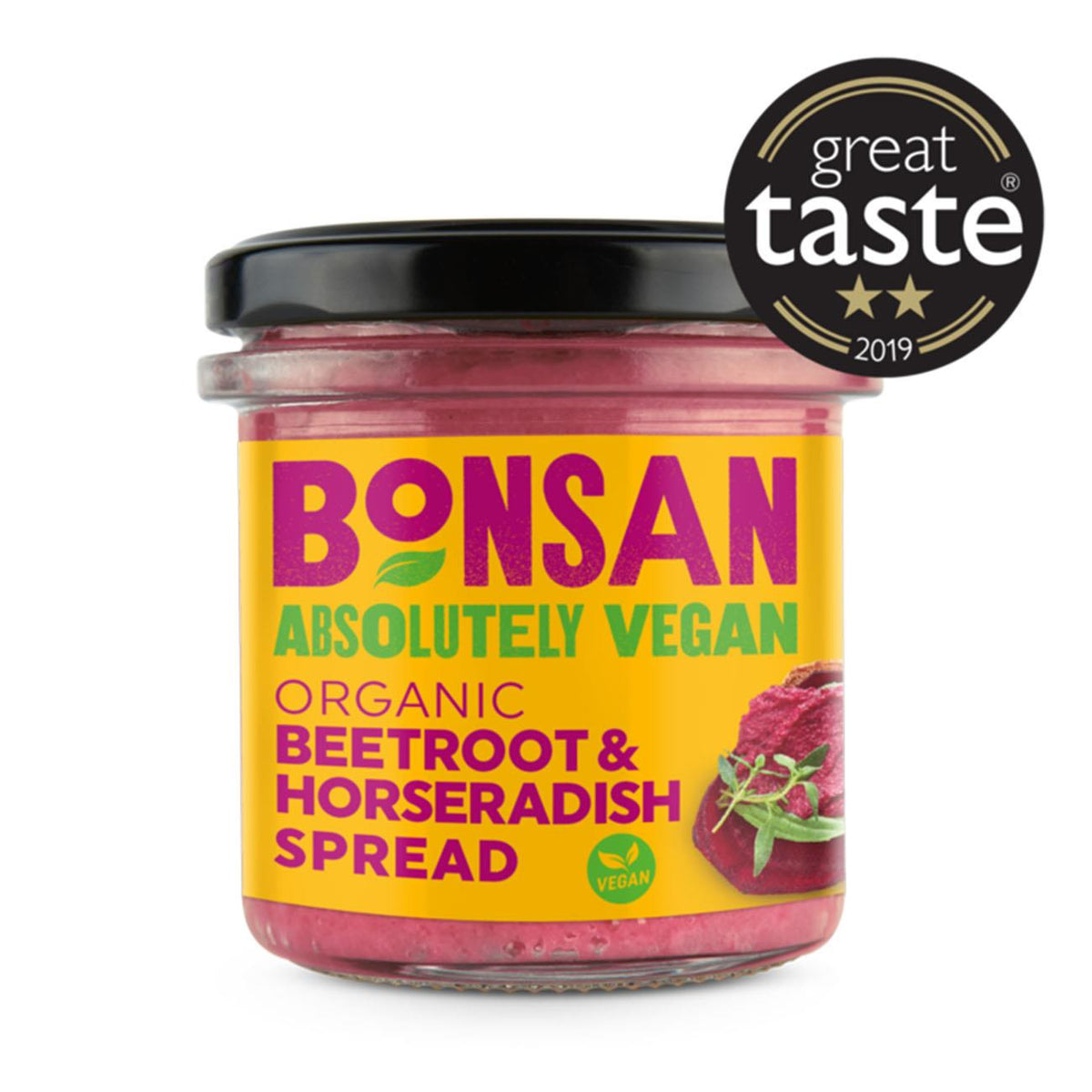 Organic Beetroot and Horseradish Vegan Pate 130g - Bonsan - Pate - Eco Natural Products