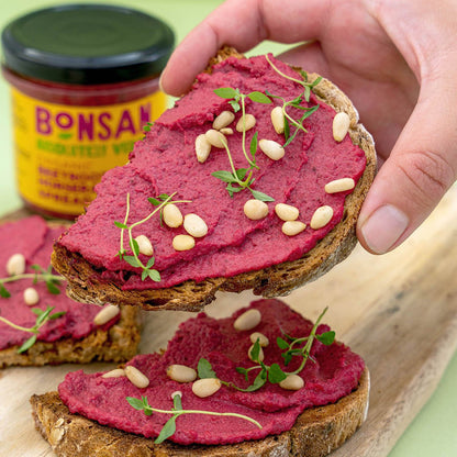 Organic Beetroot and Horseradish Vegan Pate 130g - Bonsan - Pate - Eco Natural Products