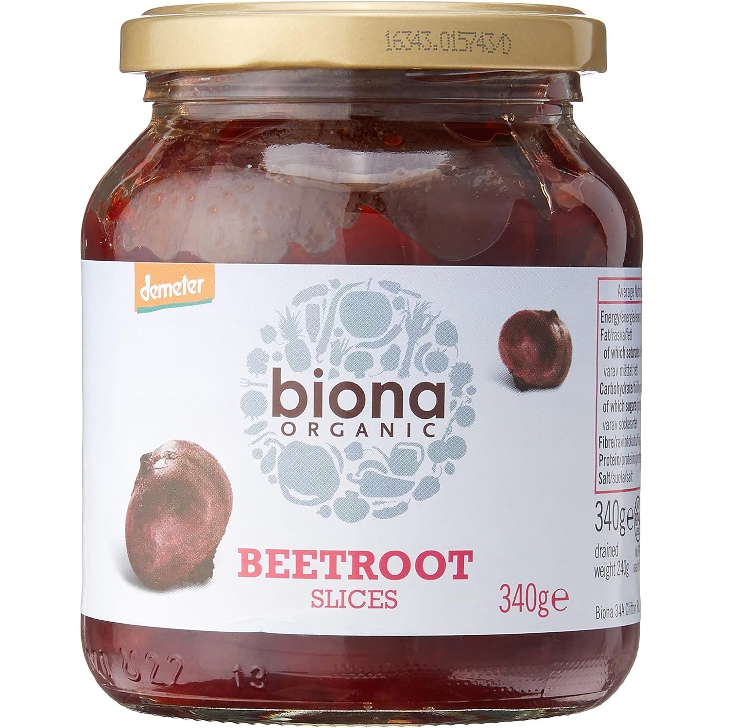 Organic Beetroot Sliced 340g - Biona - Preserved Vegetables - Eco Natural Products