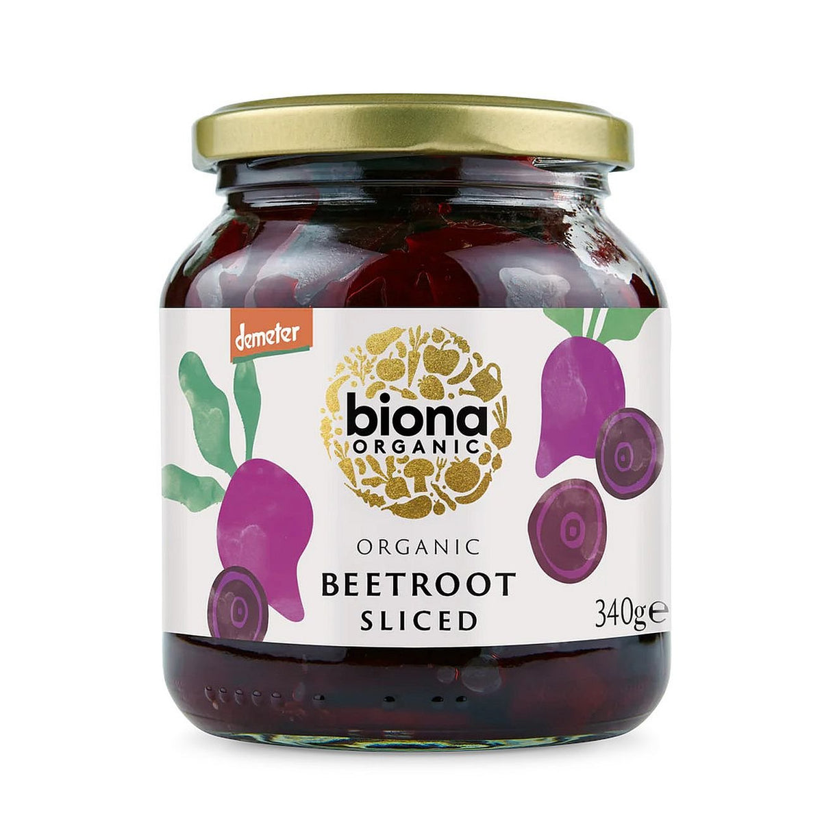 Organic Beetroot Sliced 340g - Biona - Preserved Vegetables - Eco Natural Products
