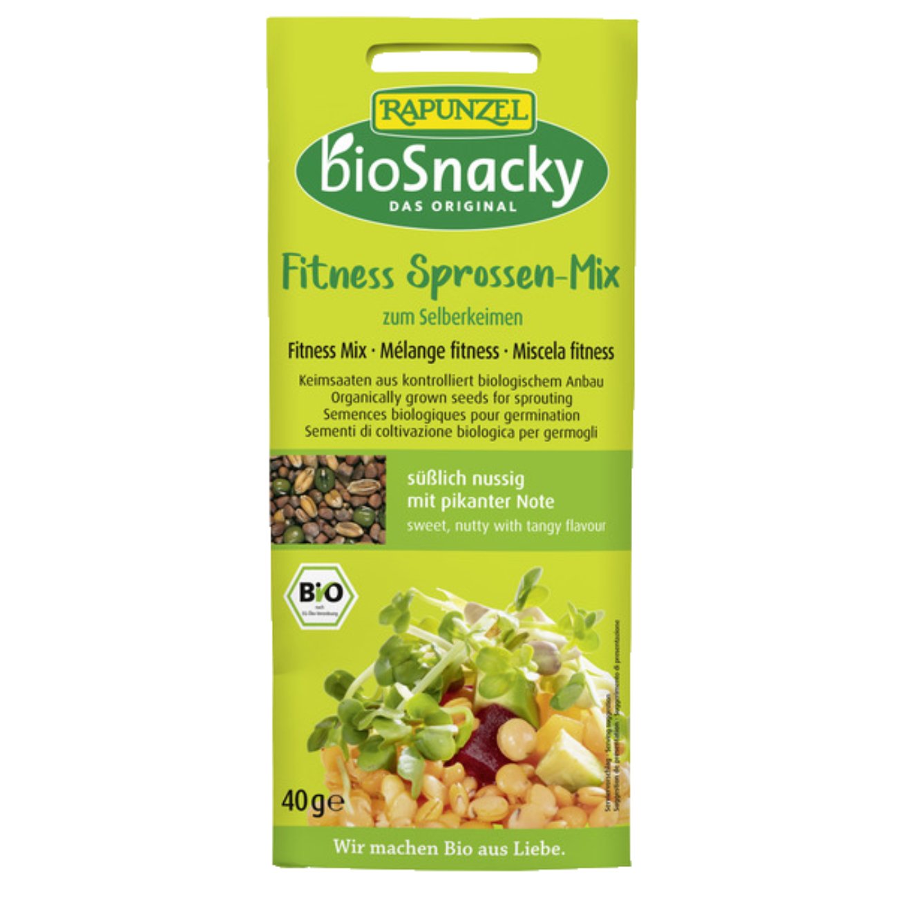 Organic BioSnacky Fitness Mix Sprouting Seeds 40g [BLACK FRIDAY] - Eco Natural Products - A. Vogel - Sprouting seeds