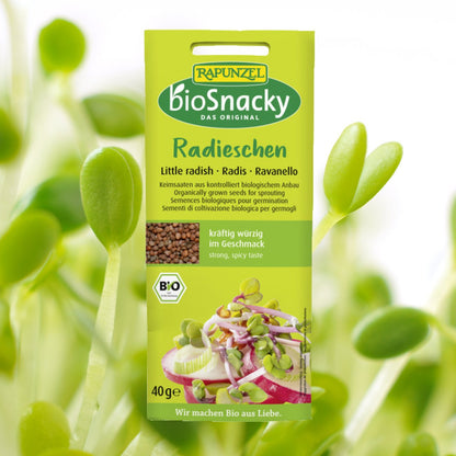 Organic BioSnacky Little Radish Sprouting Seeds 40g - A. Vogel - Sprouting seeds - Eco Natural Products