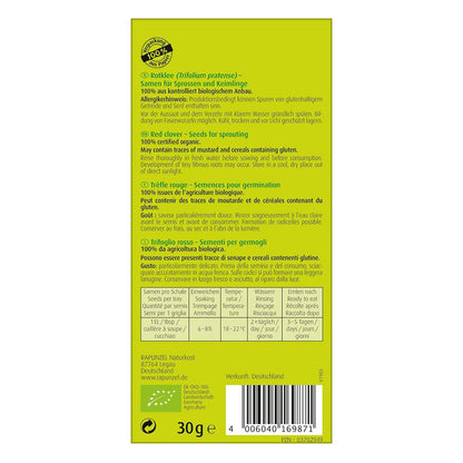 Organic BioSnacky Red Clover Sprouting Seeds 30g - A. Vogel - Sprouting seeds - Eco Natural Products