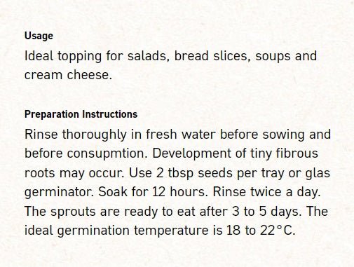 Organic BioSnacky Wellness Mix Sprouting Seeds 40g - A. Vogel - Sprouting seeds - Eco Natural Products