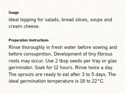 Organic BioSnacky Wellness Mix Sprouting Seeds 40g - A. Vogel - Sprouting seeds - Eco Natural Products