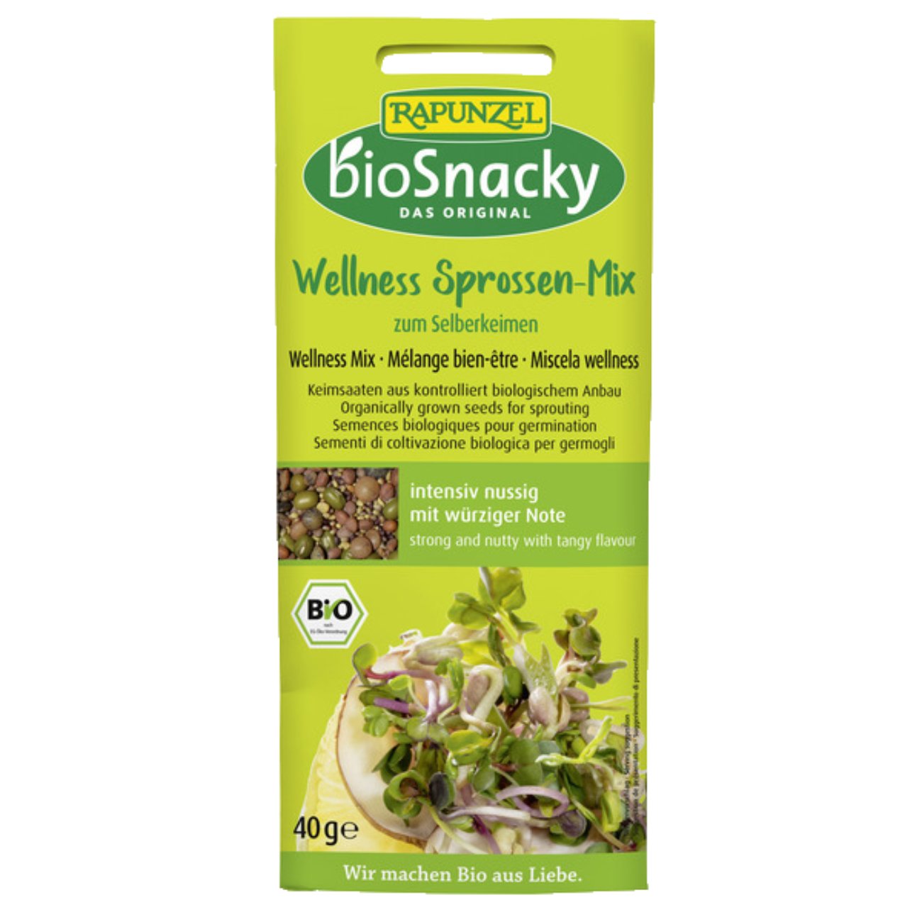 Organic BioSnacky Wellness Mix Sprouting Seeds 40g [BLACK FRIDAY] - Eco Natural Products - A. Vogel - Sprouting seeds