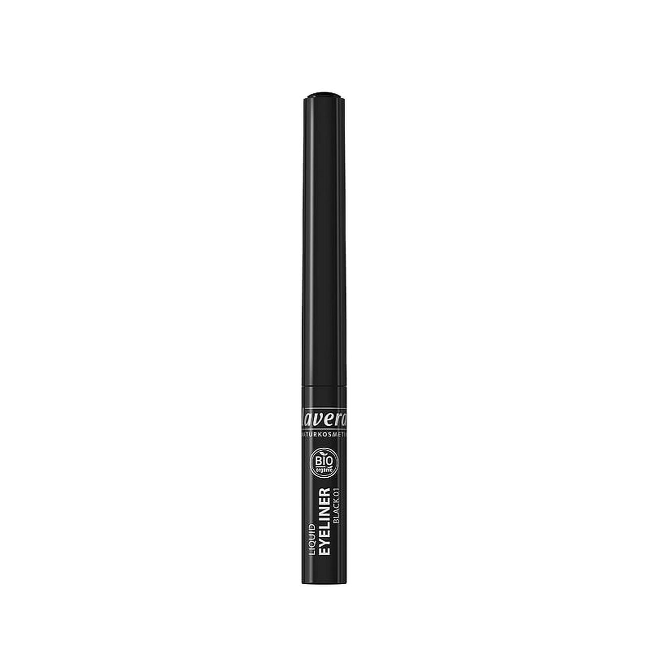 Organic Black 01 Liquid Eyeliner 2.8ml - Eco Natural Products - Lavera - Eyeliner