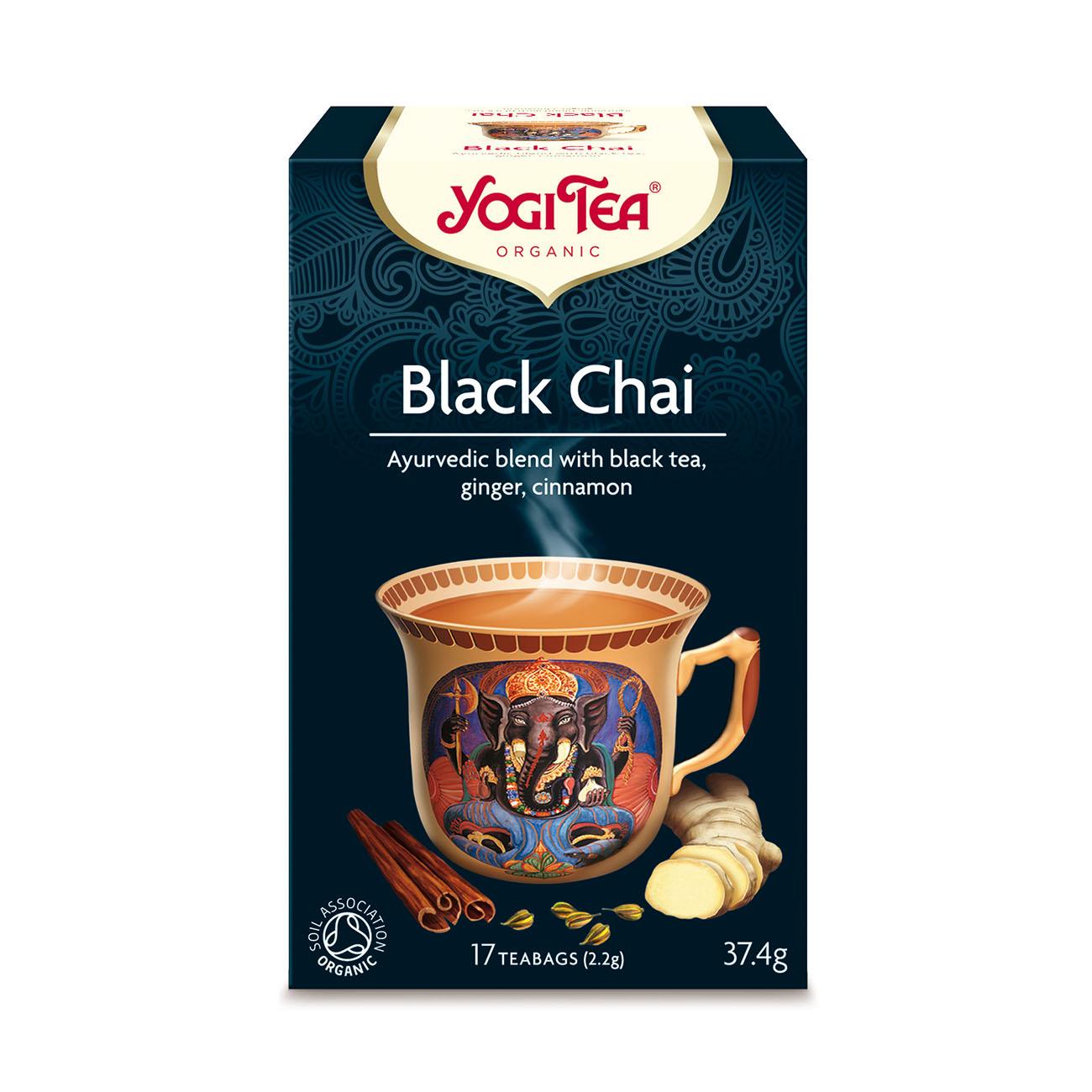 Organic Black Chai Tea 17 Bags - Yogi Tea - Tea - Eco Natural Products