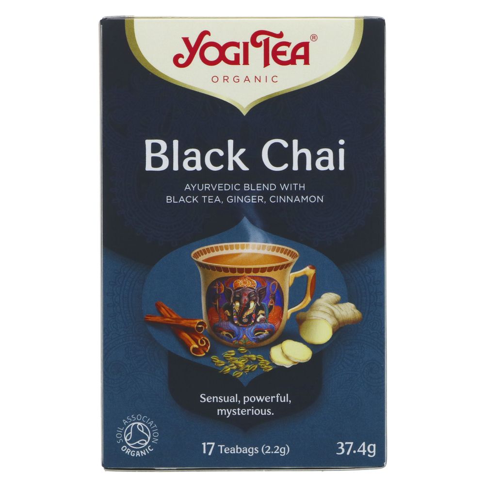 Organic Black Chai Tea 17 Bags - Yogi Tea - Tea - Eco Natural Products