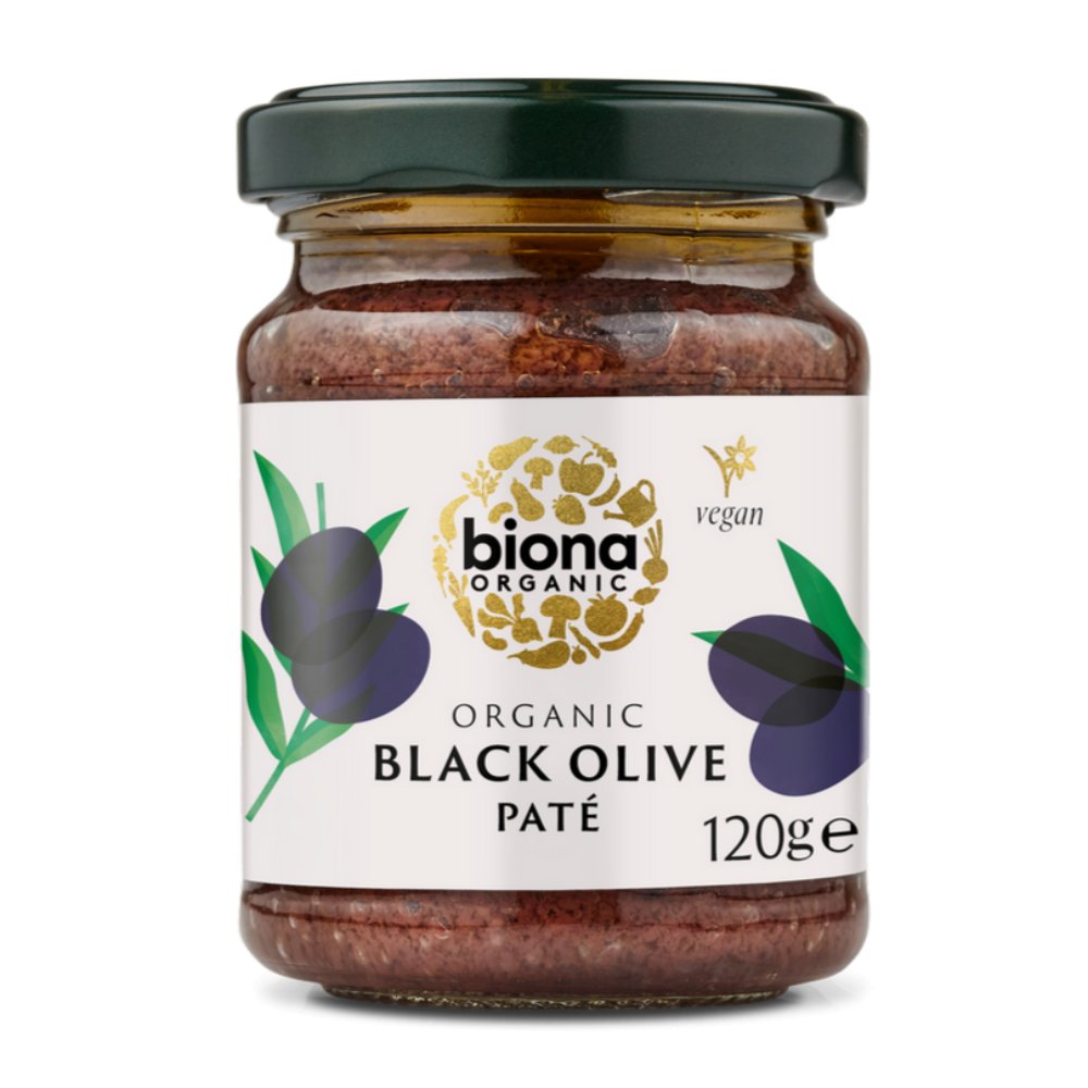 Organic Black Olive Pate 120g - Biona - Pate - Eco Natural Products