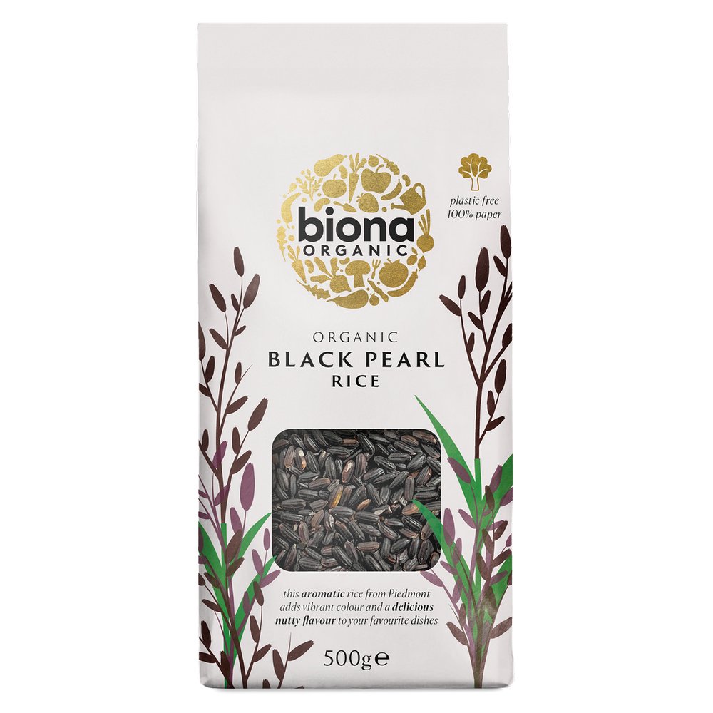 Organic Black Venus Piedmont Rice 500g - Biona - Black Rice - Eco Natural Products