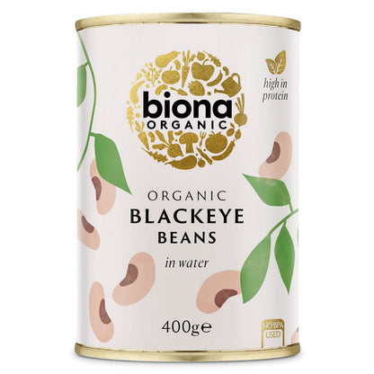 Organic Blackeye Beans 400g - Biona - Beans - Eco Natural Products