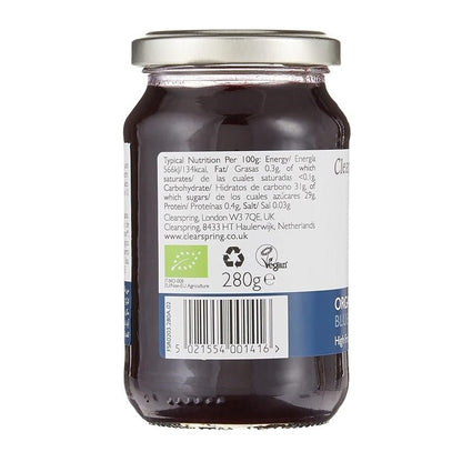 Organic Blueberry Fruit Spread 280g - Clearspring - Fruit Spead - Eco Natural Products