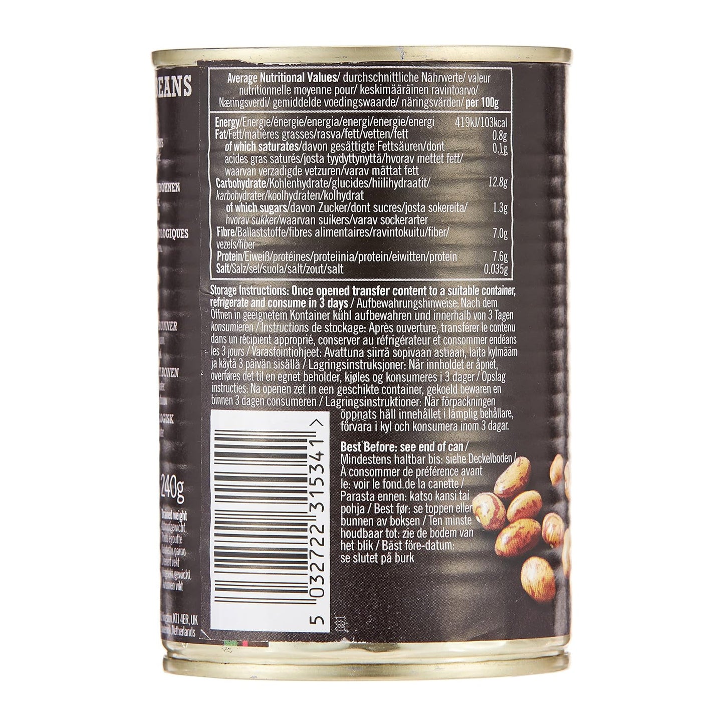 Organic Borlotti Beans 400g - Biona - Beans - Eco Natural Products