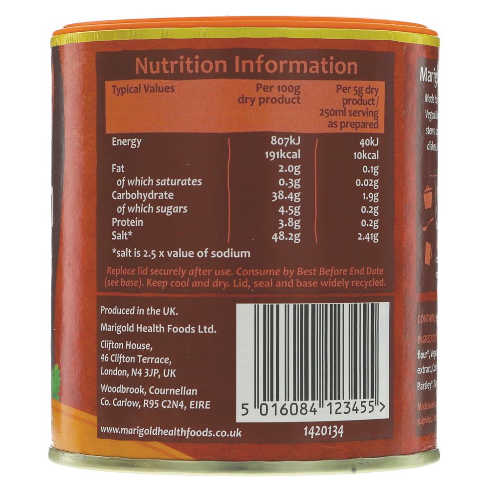 Organic Bouillon Powder 150g - Marigold - Bouillon Power - Eco Natural Products