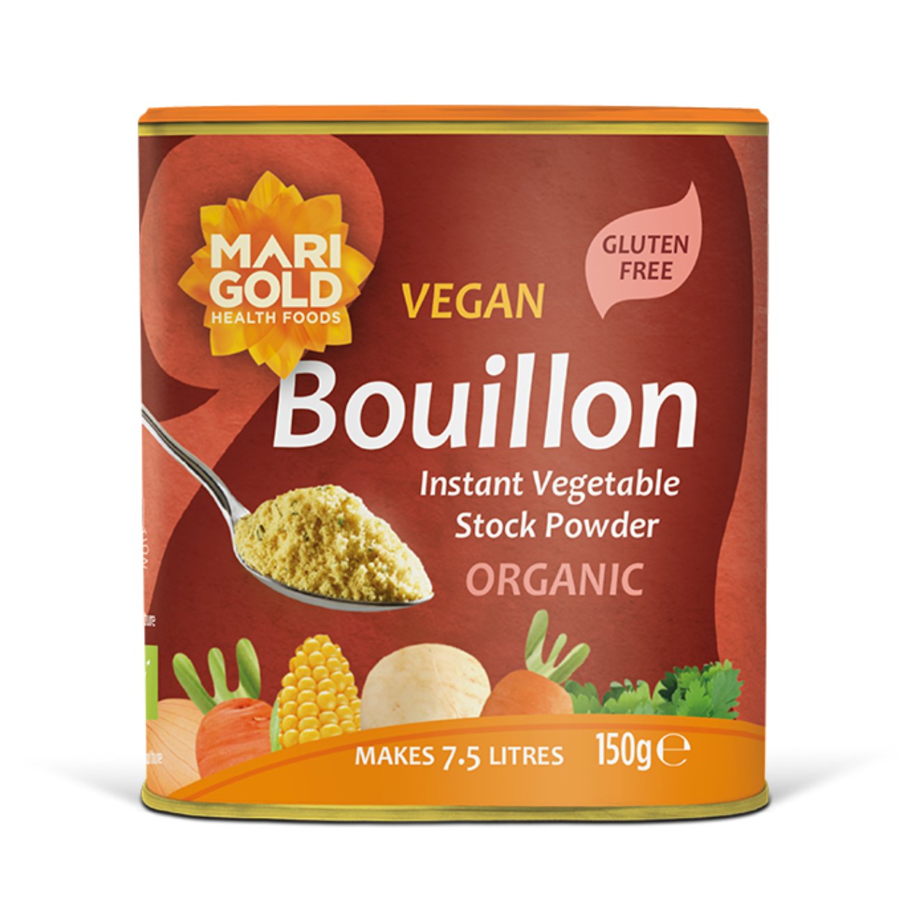 Organic Bouillon Powder 150g - Marigold - Bouillon Power - Eco Natural Products