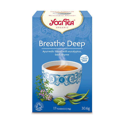 Organic Breathe Deep Herbal Tea 17 Bags - Yogi Tea - Tea - Eco Natural Products