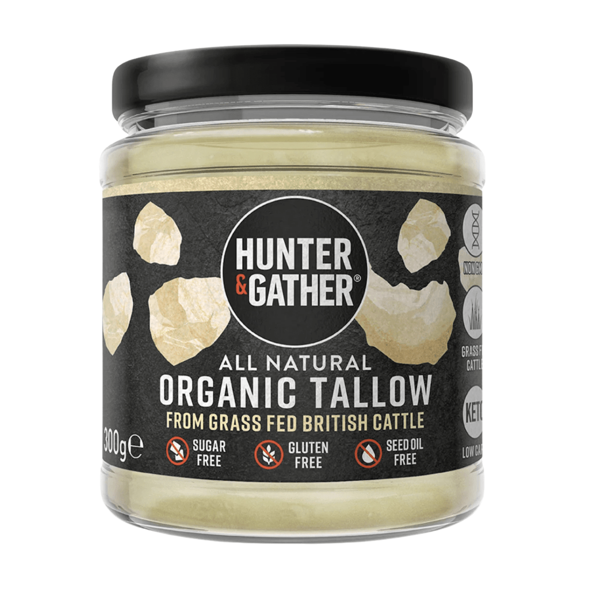 Organic British Beef Tallow 300g - Hunter and Gather - Shortening & Lard - Hunter and Gather
