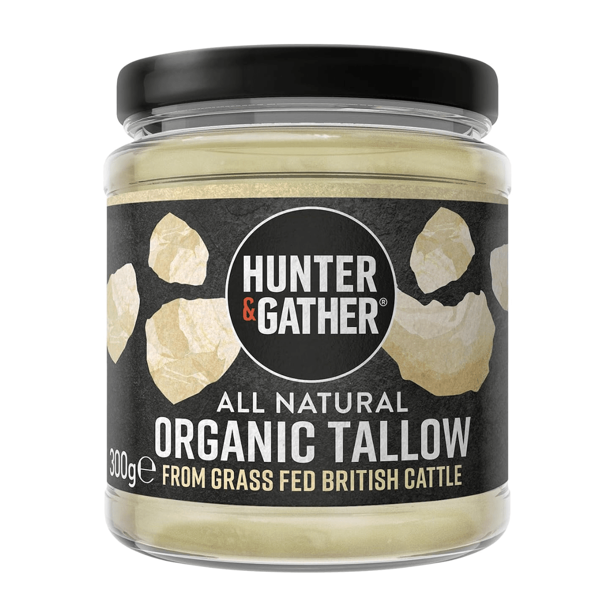 Organic British Beef Tallow 300g - Hunter and Gather - Shortening & Lard - Eco Natural Products