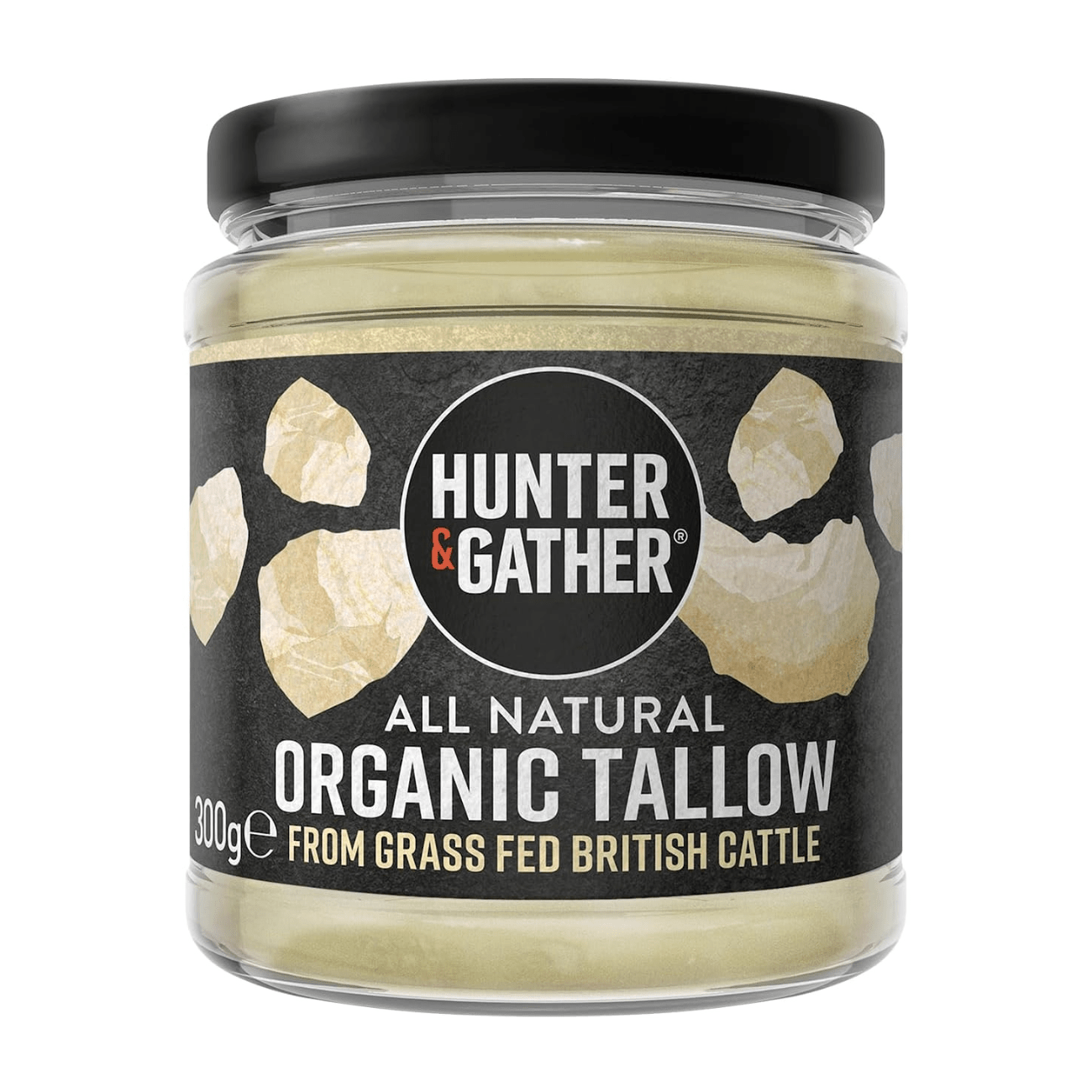 Organic British Beef Tallow 300g - Hunter and Gather - Shortening & Lard - Eco Natural Products