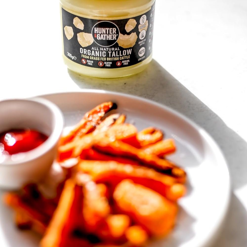 Organic British Beef Tallow 300g - Hunter and Gather - Shortening & Lard - Eco Natural Products