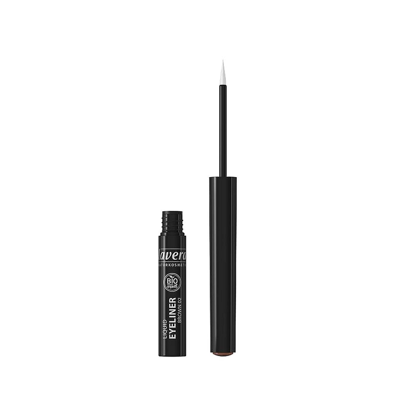 Organic Brown 02 Liquid Eyeliner 2.8ml [BLACK FRIDAY] - Eco Natural Products - Lavera - Eyeliner