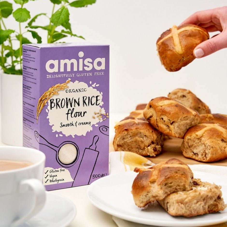 Organic Brown Rice Flour Gluten Free 500g - Amisa - Flour - Eco Natural Products