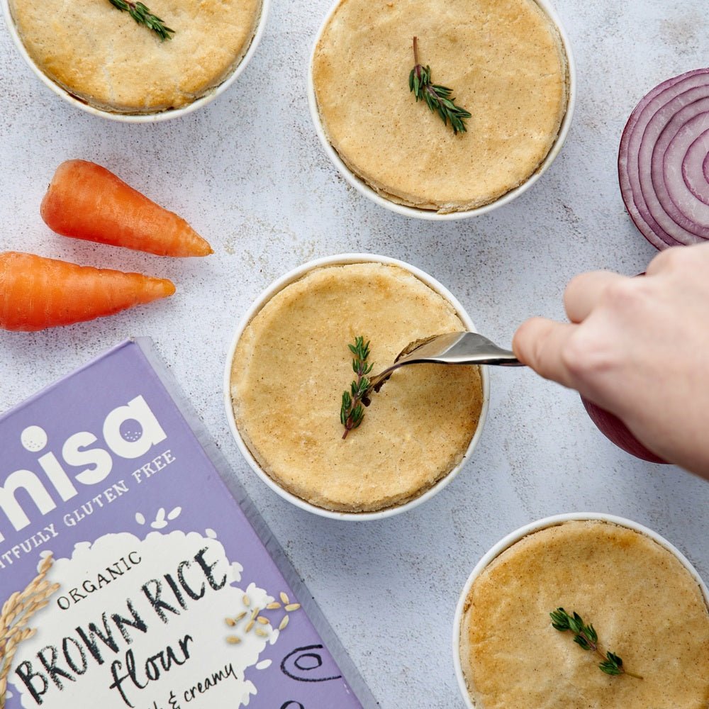 Organic Brown Rice Flour Gluten Free 500g - Amisa - Flour - Eco Natural Products