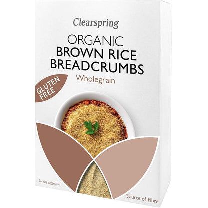 Organic Brown Rice Gluten Free Breadcrumbs 250g - Clearspring - Breadcrumbs - Eco Natural Products