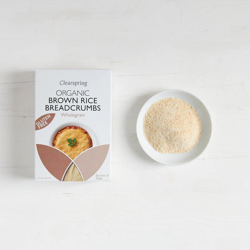 Organic Brown Rice Gluten Free Breadcrumbs 250g - Clearspring - Breadcrumbs - Eco Natural Products