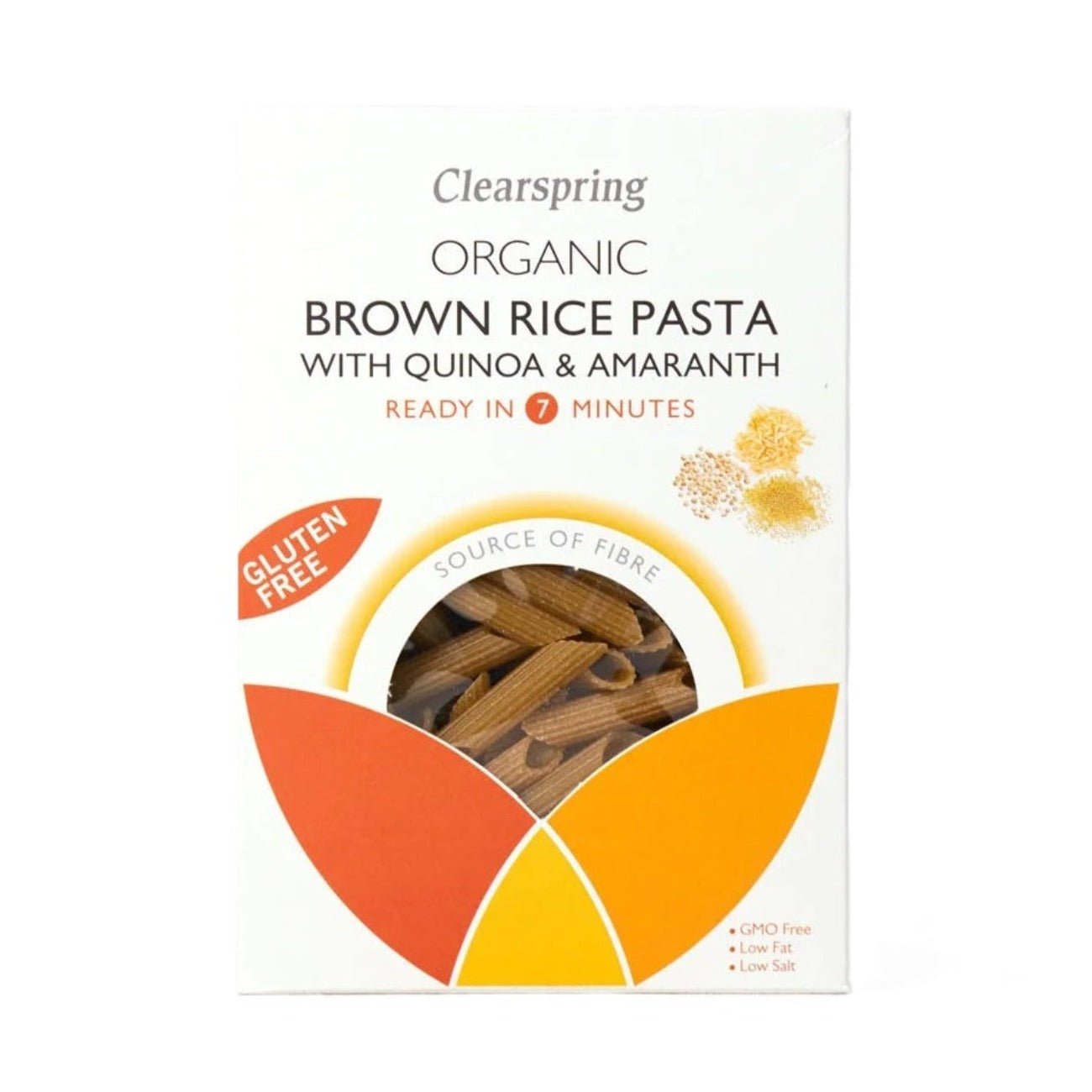 Organic Brown Rice with Quinoa & Amaranth GF Pasta Penne 250g - Clearspring - Pasta - Eco Natural Products