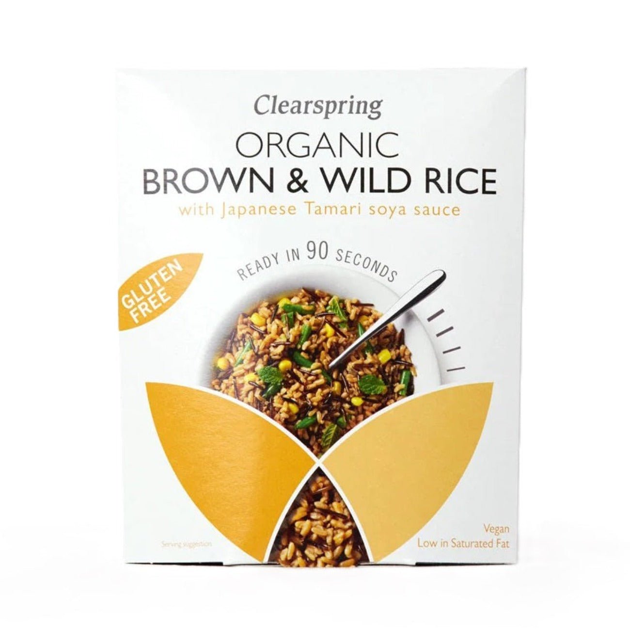 Organic Brown & Wild Rice 90sec Gluten Free 250g - Clearspring - Rice - Eco Natural Products