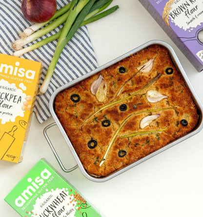 Organic Buckwheat Flour Gluten Free 500g - Amisa - Flour - Eco Natural Products