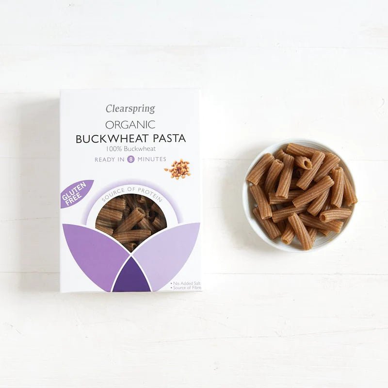 Organic Buckwheat Gluten Free Pasta Tortiglioni 250g - Clearspring - Pasta - Eco Natural Products