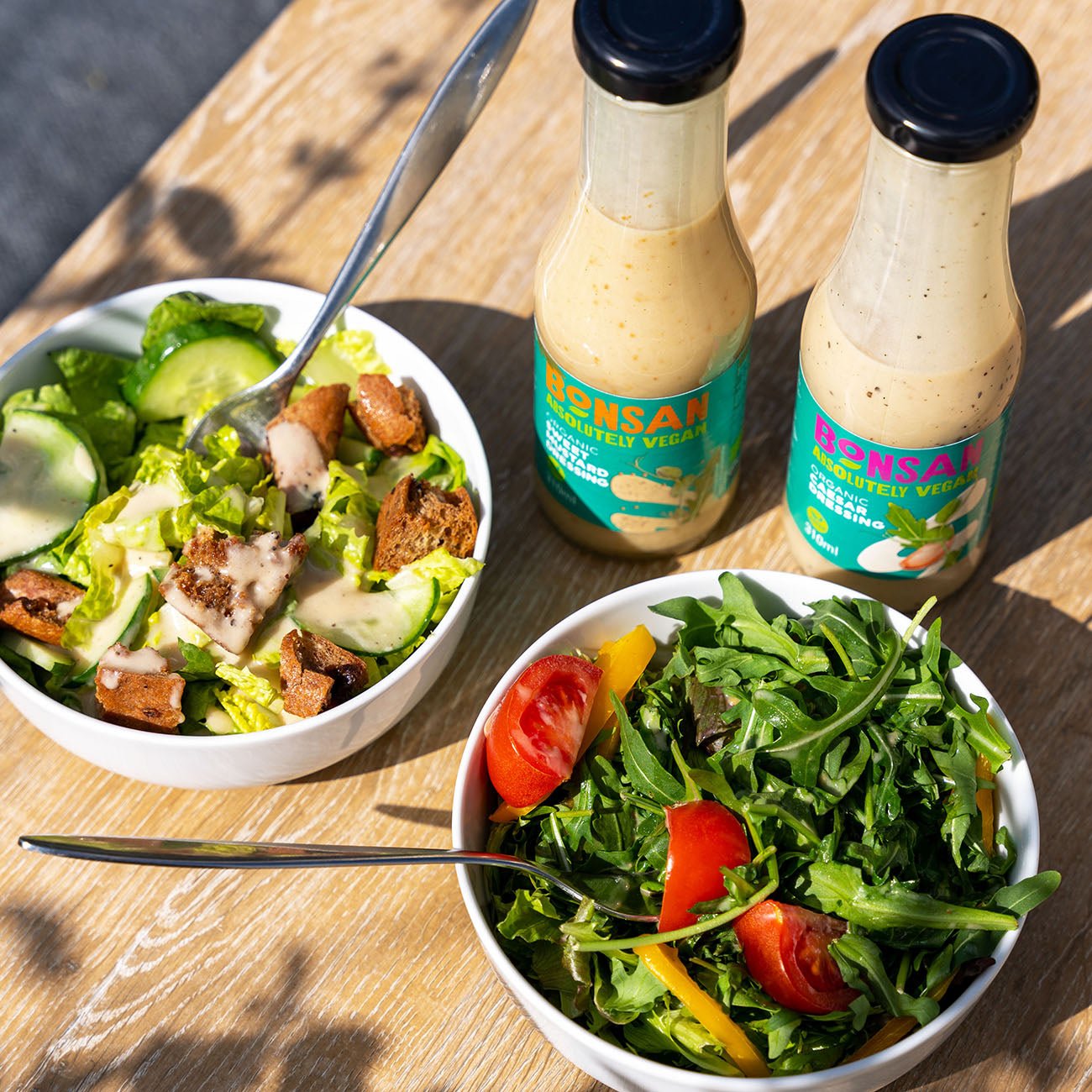 Organic Caesar Vegan Dressing 310ml - Bonsan - Dressing - Eco Natural Products