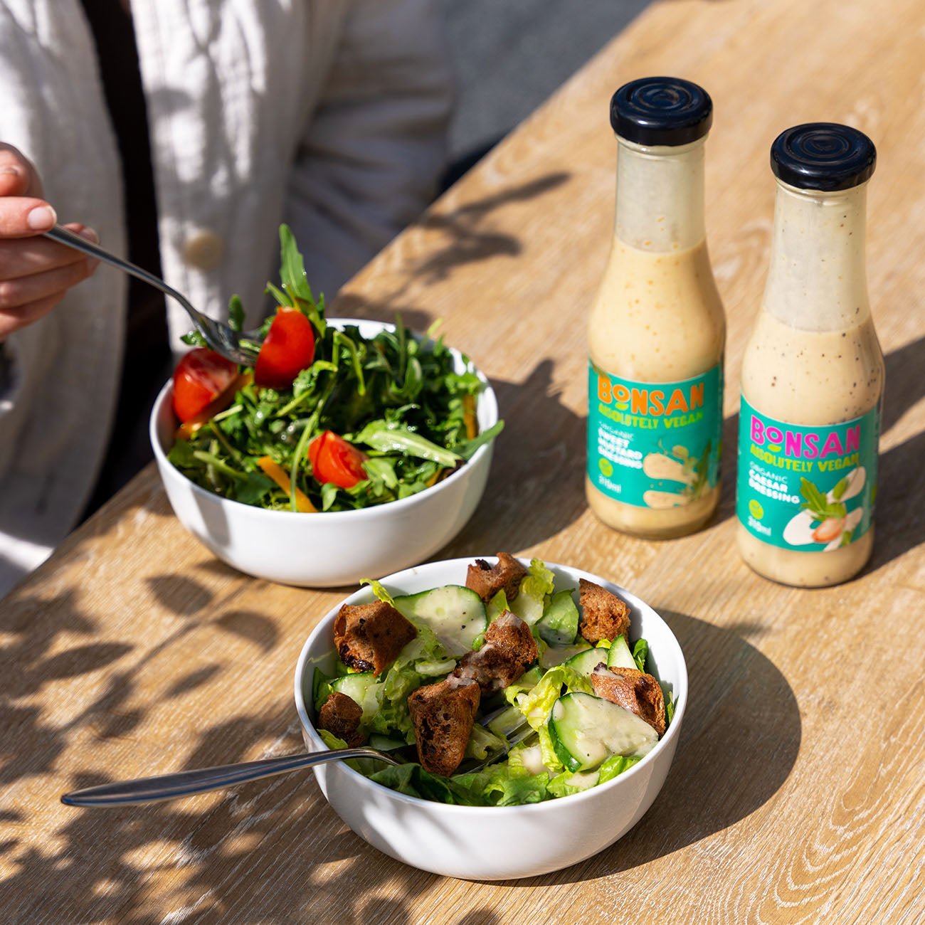 Organic Caesar Vegan Dressing 310ml - Bonsan - Dressing - Eco Natural Products