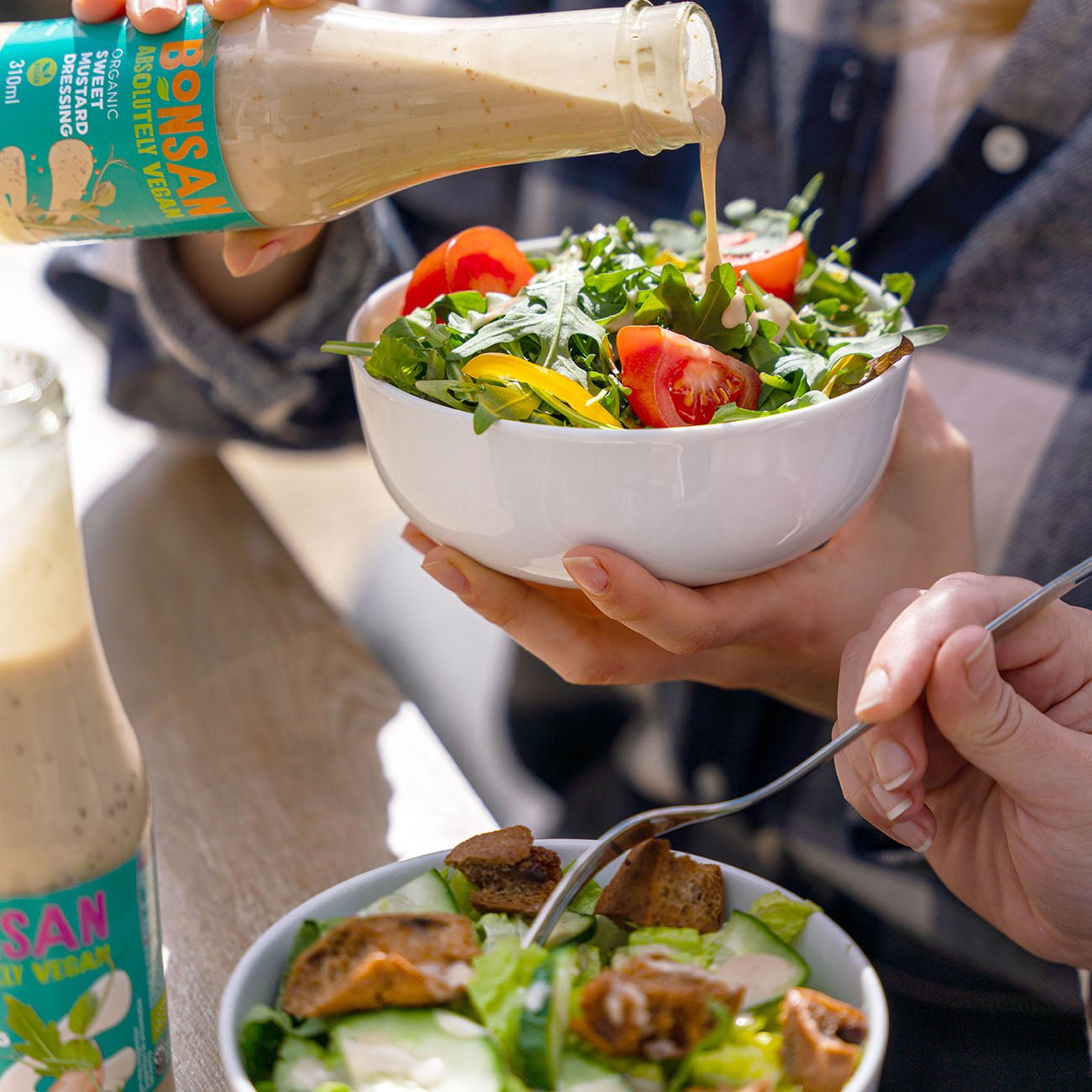 Organic Caesar Vegan Dressing 310ml - Bonsan - Dressing - Eco Natural Products