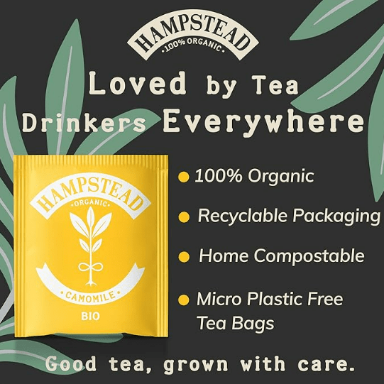 Organic Camomile Herbal Infusion 20 Bags - Hampstead Tea - Herbal Infusion - Hampstead Tea